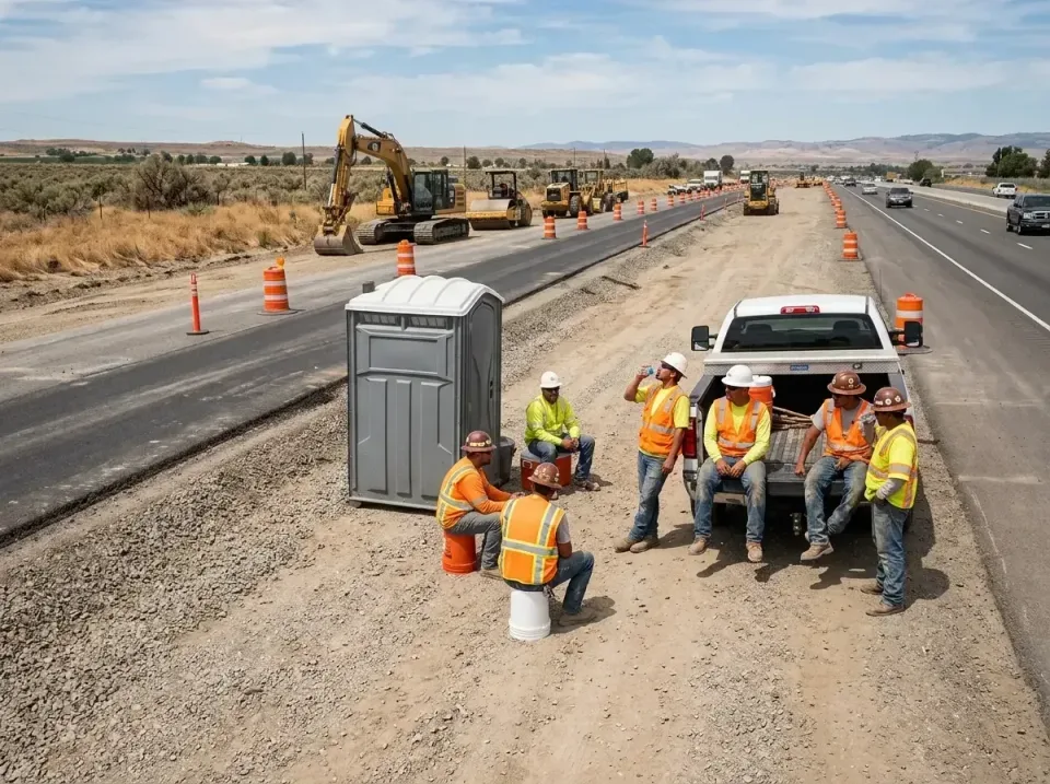 highway-road-construction-crew-007 — frequently asked questions, Porta Potty and Restroom Rentals in Bonita, CA